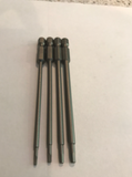Metric Speed Tip Hex Driver RC Power Tool Tip Set (4) 1.5/ 2.0/2.5/3.0mm 100mmL