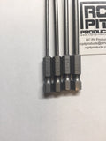 Metric Speed Tip Hex Ball Drivers RC Power Tip Set (4) 1.5/ 2.0/2.5/3.0mm 100mmL