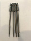 Metric Speed Tip Hex Driver RC Power Tool Tip Set (4) 1.5/ 2.0/2.5/3.0mm 100mmL