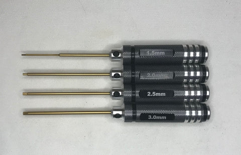 New Hex Driver Set 4pcs piece Steel Allen 1.5 2.0 2.5 3.0 RC Car Tools US Seller